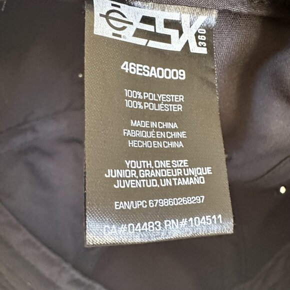 Esports ESX 360 Gamer Gear Youth Baseball Hat Snapback Cap Black One Size - Picture 9 of 11